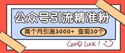 公众号私域获客,软文引流个人IP打造日引30+,快速沉淀起自己的私域流量池