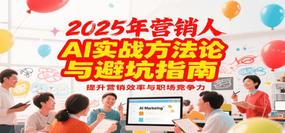2025年营销实战方法论与避坑指南，利用AI提升营销效率与职场竞争力