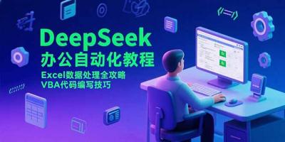 DeepSeek办公自动化教程，Excel数据处理全攻略，VBA代码编写技巧