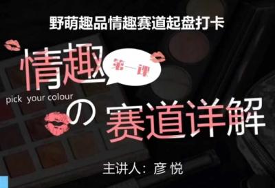 比高社群:情趣赛道训练营,野萌趣品情趣赛道起盘打卡,市场刚需项目