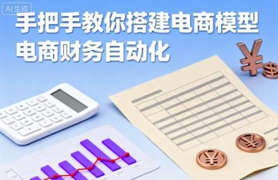 手把手教你搭建电商模型-电商财务自动化