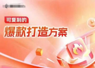 天猫电商爆款运营,可复制的爆款打造方案(线下内训课录音+字幕)