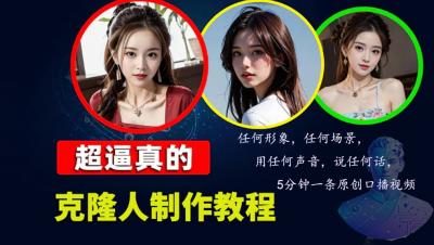 数字人2.0,2024下半年最火项目,无限免费生成视频,任何场景,用任何...