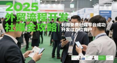 2025外贸流程开发社媒全攻略，利用免费社媒平台成功开发过百位客户