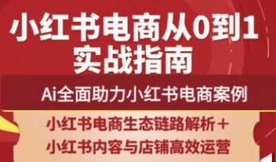 天诺老吴·2025小红书电商全链路运营