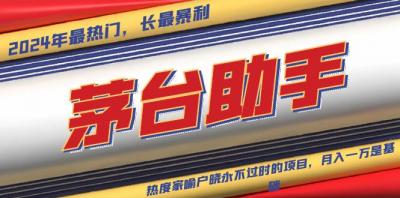 魔法贵州茅台代理，永不淘汰的项目，抛开传统玩法，使用科技，命中率极...