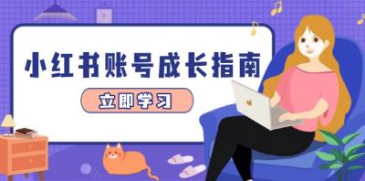 小红书账号成长指南，爆款选题+精准定位+数据分析，系统提升账号变现能力