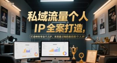 私域流量个人IP全案打造，打造特色专业个人IP，未来最值钱的是你的个人IP