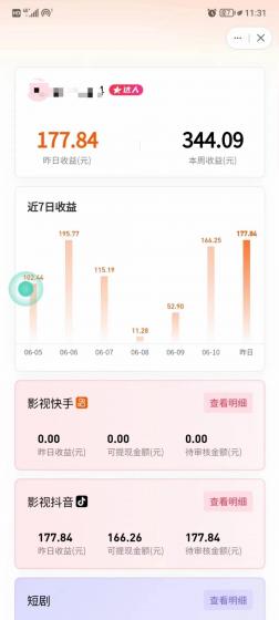 最新抖音视频搬运自动变现，日入500＋！每天两小时，有手就行