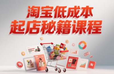 子枫老师·淘宝低成本起店系统课