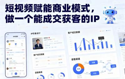 短视频赋能商业模式,做一个能成交获客的IP