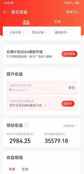 网易云音乐挂机项目，单机200+，躺赚即可，正在红利期，无脑且暴力