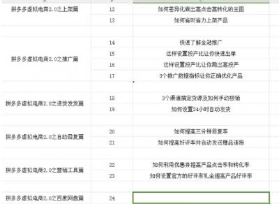 拼多多 虚拟项目-2.0:终极实操指南,一站式教学,轻松开店盈利