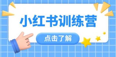 小红书训练营，助小白入门，掌握技巧变达人，课程实操又全面(12节课)