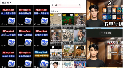 Deep seek项目拆解+卡通数字人25年4月新玩法日引200+创业粉十分钟一条...