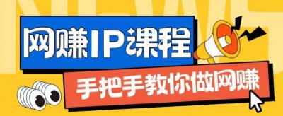ip合伙人打造1.0，从0到1教你做网创，实现月入过万【揭秘】