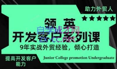 城哥·领英开发客户系列课