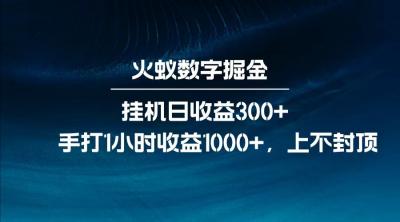 全网独家玩法，全新脚本挂机日收益300+，每日手打1小时收益1000+