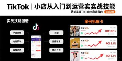 TikTok小店从入门到运营实战技能：快速掌握TikTok电商运营的完整方法论