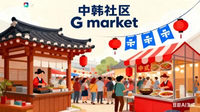 中韩跨境流量盈利项目：韩国G market双11专属合作计划