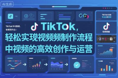 TikTok中视频制做流程,轻松实现Tk中视频的高效创作与运营