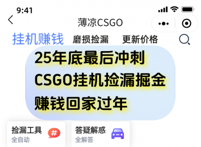 用CSGO游戏挂机捡漏掘金赚钱掘金,一部手机轻松日入500+