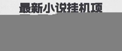2025全新小说挂机项目 年前吃肉 操作简单，单机当天收益1000+，收益无上限，可矩阵操作