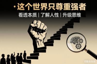 开悟1.0:这个世界只尊重强者,看透本质-了解人性-升级思维