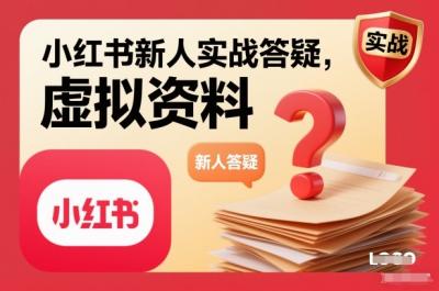 小红书新人实战答疑,小红书虚拟资料项目实战答疑