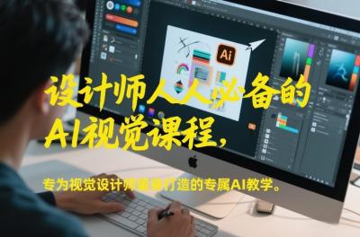 设计师人人必备的AI视觉课程，专为视觉设计师量身打造的专属AI教学