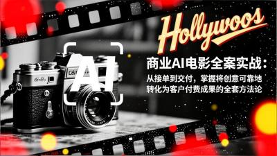 商业AI电影全案实战:从接单到交付,掌握将创意可靠地转化为客户付费成果的全套方法论