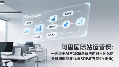 阿里国际站运营课：一套基于AI与2026新算法的阿里国际站全链路精细化运营SOP与方法论(更新