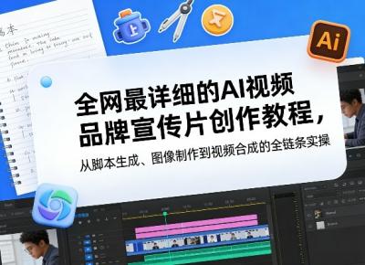 全网最详细的AI视频品牌宣传片创作教程，从脚本生成、图像制作到视频合成的全链条实操