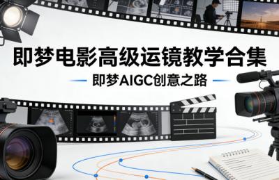 即梦电影高级运镜教学合集,即梦AIGC创意之路