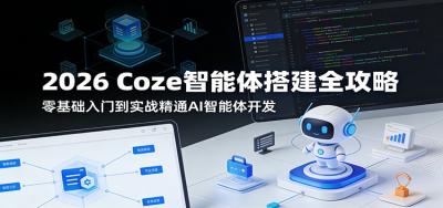 2026 Coze智能体搭建全攻略：零基础入门到实战精通AI智能体开发