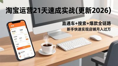 淘宝运营21天速成实战(更新3月