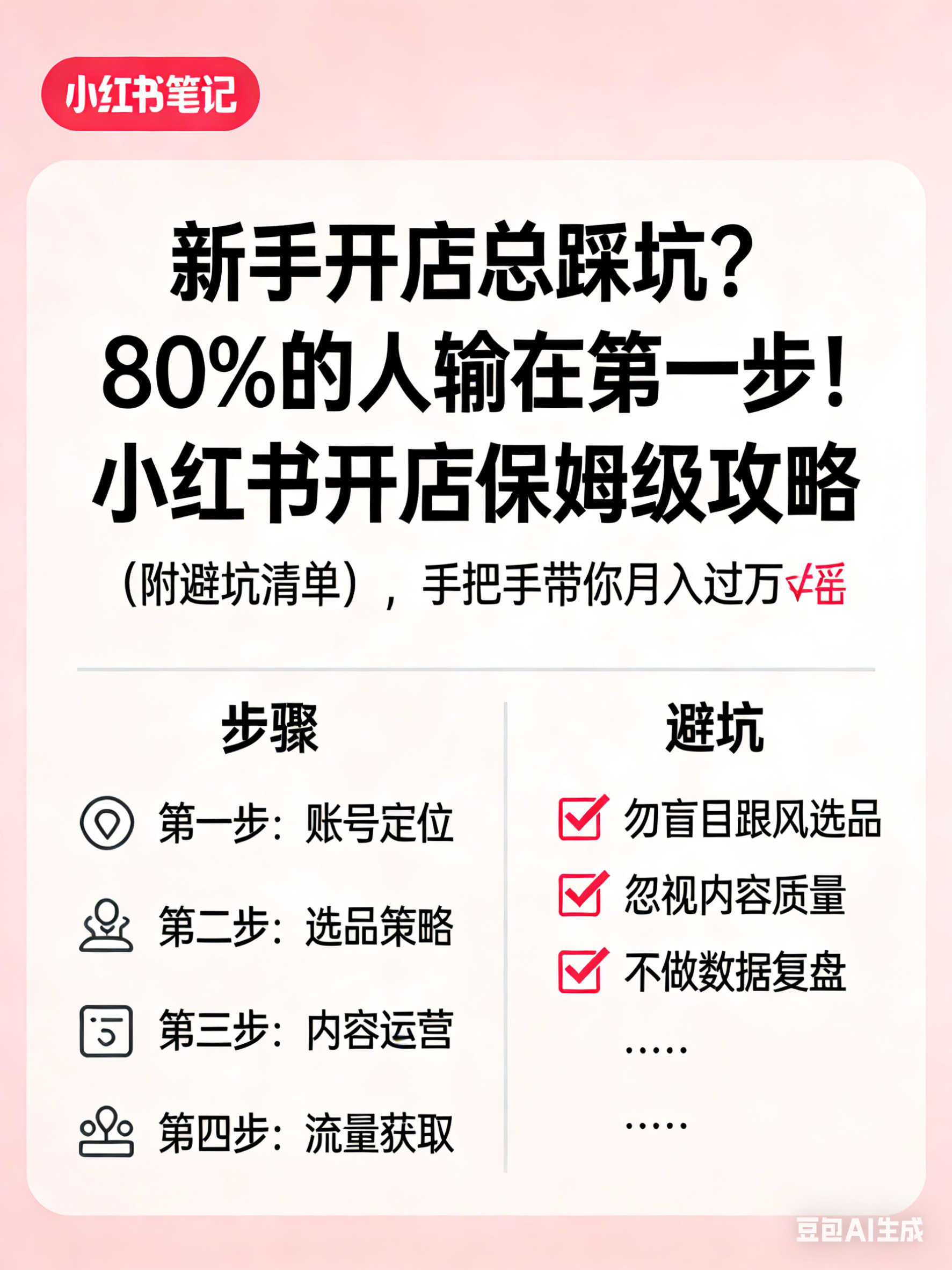 如何在小红书上开店铺(一步一步教你小红书开店全流程)