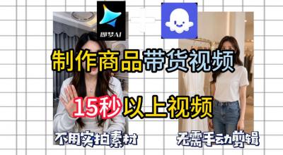 即梦Seedance2.0+Coze扣子工作流一键制作商品带货视频,全程无需手动剪辑,也不用自己实拍素材