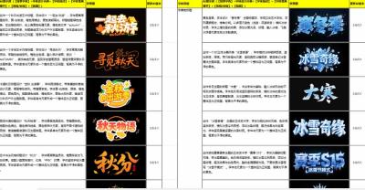 最新即梦豆包4.0字体字效1000+套，AI提示词prompt，轻松生成绝美艺术字体效果