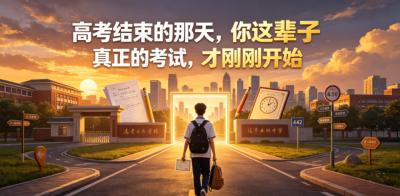 付费文章:高考结束的那天,你这辈子真正的考试,才刚刚开始