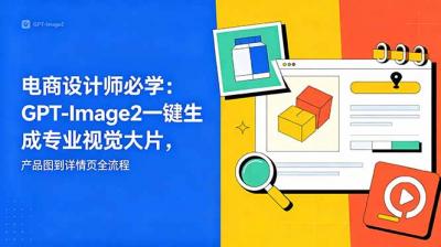 电商设计师必学-更新:GPT-Image2一键生成专业视觉大片,产品图到详情页全流程