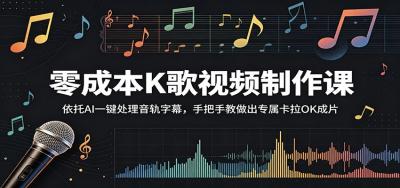 零成本K歌视频制作课:依托AI一键处理音轨字幕,手把手教做出专属卡拉OK成片