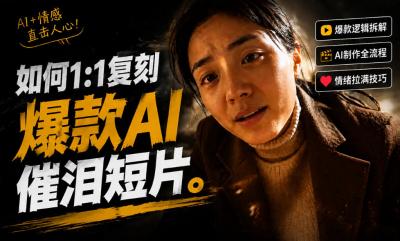 豆包+Gemini生成真人AI短剧-拆解复刻百万爆款第一人称短片,一站式讲透爆款复刻全流程