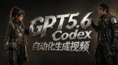 GPT5.6+Codex自动化视频生成：提示词设计×角色设定×封面海报×工作流思路，高效产出AI视频