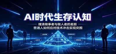 AI时代生存认知：理清做事者与做人者的差距，普通人如何应对技术冲击实现突围