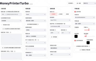 Github惊人132 k stars项目!AI自动生成短视频工具,根据主题或关键词自动生成视频