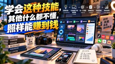 某公众号付费文章：学会这种技能，其他什么都不懂，照样能賺到钱