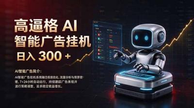 普通人的 AI 副业机会,日入300+新手小白也能起步,