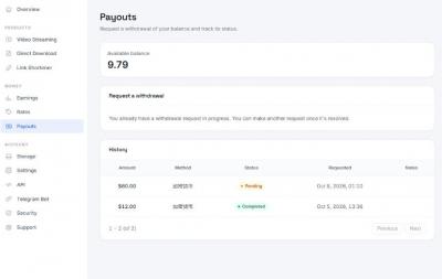 外面收费8000的myupload视频挂机撸美金项目，单日收益20-50美金+工作室可批量搞【挂机脚本+详细