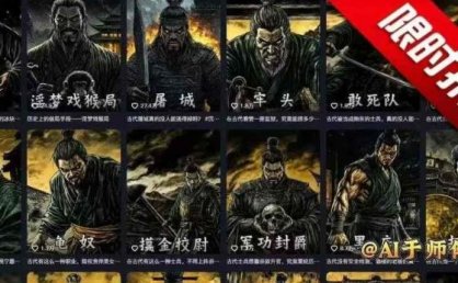 COZE扣子工作流一键生成历史人物一生的视频，复制粘贴运行即可，30s制作1个视频